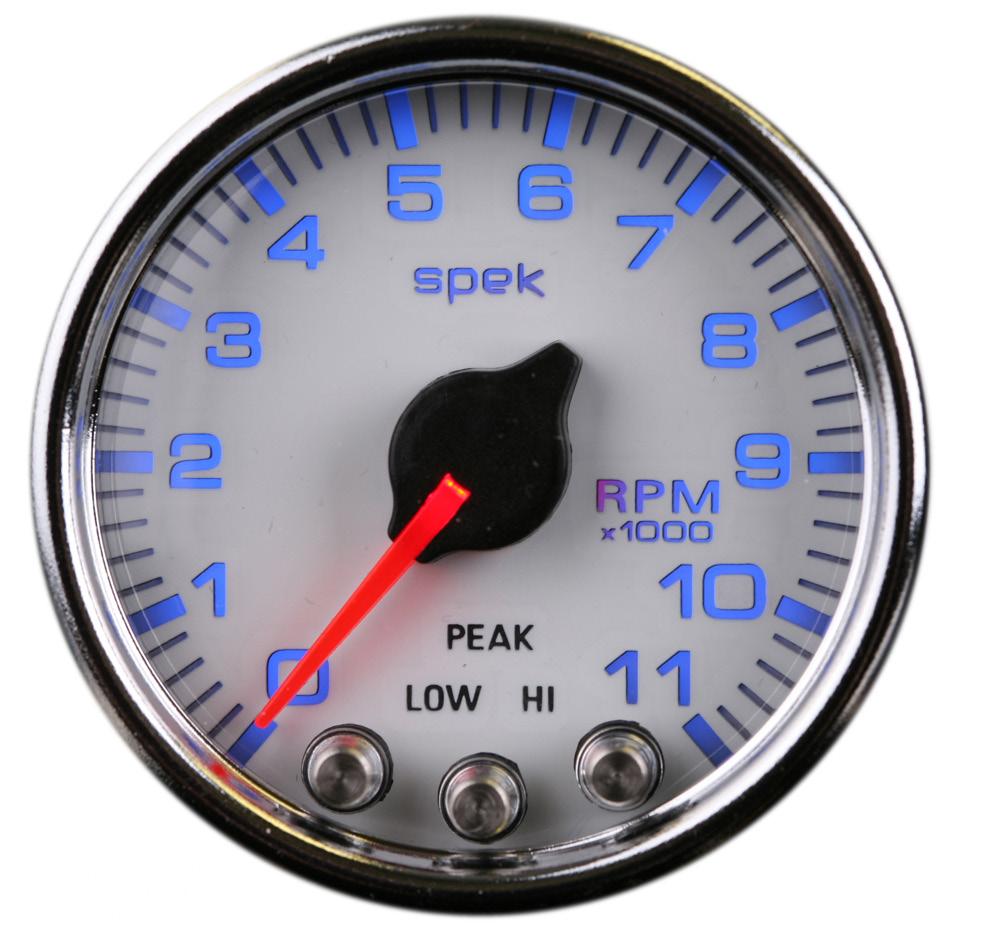 Programming Instructions for : RPM Tachometer SPEK MONITOR AND CONTROL PERFORMANCE GAUGE TACHOMETER Refer to the Flow Chart Programming Instructions while reviewing this guide.