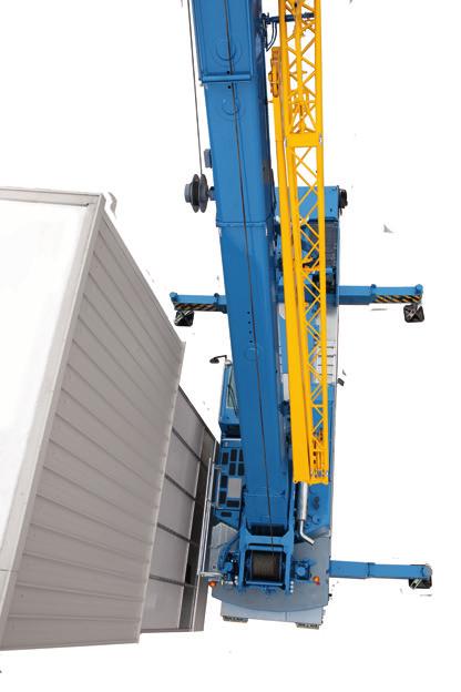 Safe crane operation in constricted locations LM 1130-5.1 2 t 4 t 25 t 16 t 8 t 10 m 20 m 30 m 40 m 43.1 m VarioBase 25.