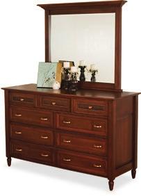 STONEBRIAR ITEMS SHOWN IN ROOM: [1282] QUEEN BED RAISED PANEL OR LEATHER W: 67 1 /8 L: 88¾ HEADBOARD H: 58