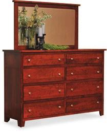2" H: 30" [2601] 1 DRAWER NIGHT STAND W: 24¼ D: 20 H: 33¾ [2620] 6 DRAWER CHEST W: 39 D: 20 H: 53¾ [2612] JEWELRY CHEST W: 24¼ D: 18¾ H: 50¾ [2632]