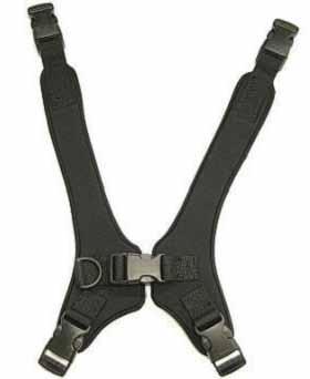 Chest Harness with Center Release The Daher Chest Harness with Center Release Buckle is ergonomically designed for all-day comfort.