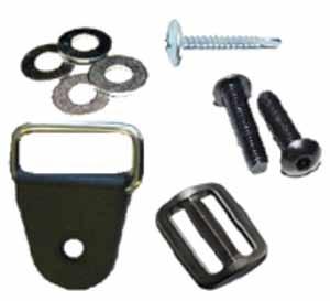 Hardware Attachment Kit How to put on attachment kit 1 2 3 4 The padded belts are easily attached or removed using the