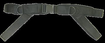 5 and 2 strap widths, dual-release buckles can be replaced with an automotive-style seat-belt buckle. Due to the design of this buckle, adjustment is limited to one side.