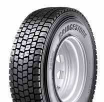 Superb traction level. High resistance against irregular wear. Excellent durability and retreadability.