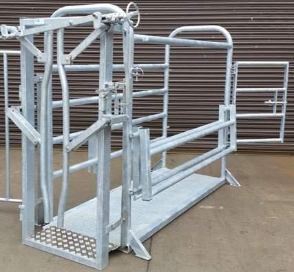 used with any of O Donnell head locking crush gates Heavy gauge steel construction Can be