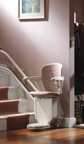 Together with your chosen colours on the chair and rail, it all adds up to your perfect stairlift. Stylish and space-saving The ultimate in stairlift flexibility - that s our Starla stairlift.