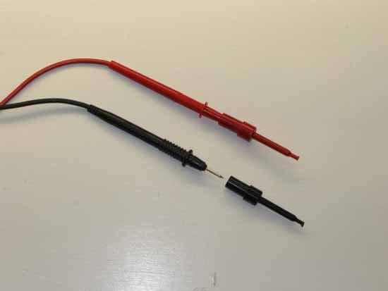 o Meter Probe Adapters: Attaches test probes to component and IC leads.