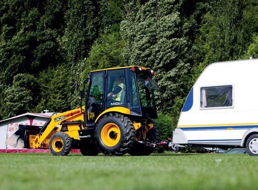 This combination aows you to use a vast range of rear-mounted attachments, adapting the Midi CX for appications ranging from park maintenance to hedge trimming, and doing the work of a number of
