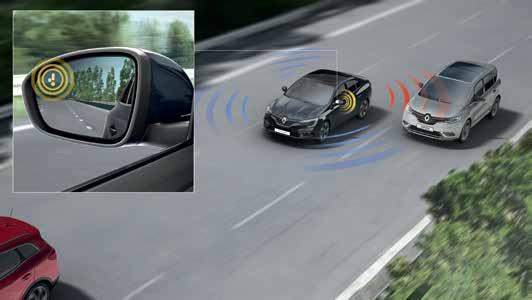 It analyses every situation and instantly activates the appropriate technological solution to protect, warn, or assist its driver. 1 2 6 3 4 5 Blind Spot Warning & Moving Object Detection.