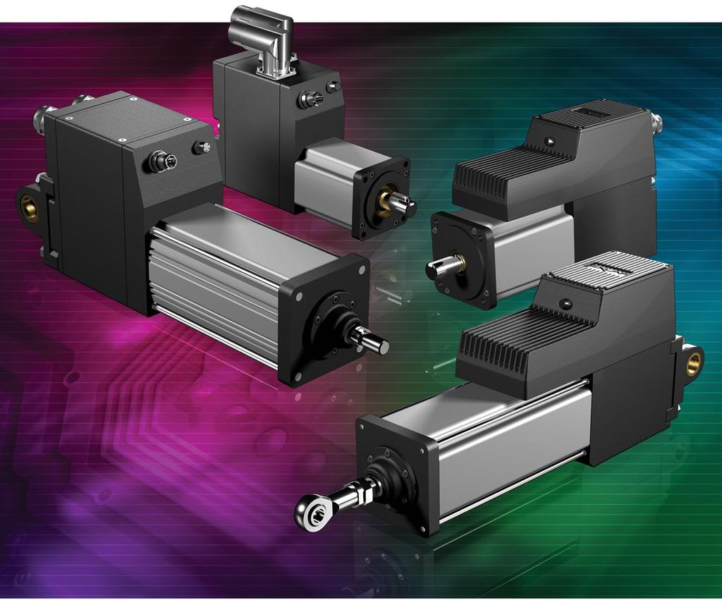 Advanced Linear and Rotary Actuators with Embedded Electronics Tritex II AC or DC Powered Actuators Courtesy of Steven Engineering, Inc.