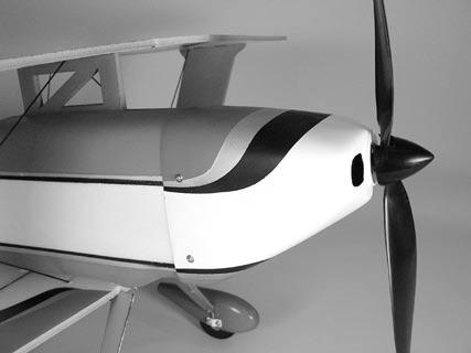 3. Check to make sure the propeller and spinner will not interfere with the front of the cowl and there is