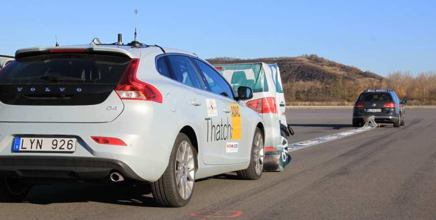 EuroNCAP AEB tests both vehicles equipped with VEHICO Gas, Brake and