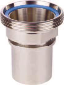 FOOD COUPLINGS DIN 11851 B.3. MALE COUPLING WITH SMOOTH HOSE SHANK ND Inch For hose Thread Weight/pc Reference 15 1/2" 13 RD 34 x 1/8" 0.10 DKM013 20 3/4" 19 RD 44 x 1/6" 0.