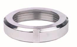 FOOD COUPLINGS DIN 11851 COUPLINGS NUT ND Inch Thread OD Ø ID Ø nut Height Weight/pc Reference DIN 405/1 mm mm mm kg 15 1/2" RD 34 x 1/8" 44.0 25.0 18.0 0.09 DIN210015 20 3/4" RD 44 x 1/6" 54.0 31.