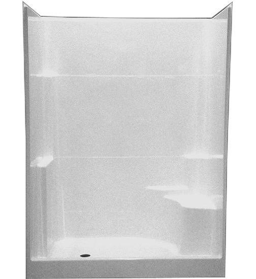 fiber Glass Shower; White; 60" X