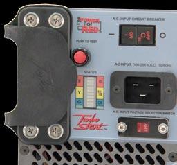 Product Overview 2 2.8 AC Input Circuit Breaker The AC input circuit breaker is located above the AC Input Connector.