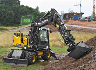 Fuelling reliable and efficient operations For maximum efficiency and reliability, the EW160E features Volvo s most