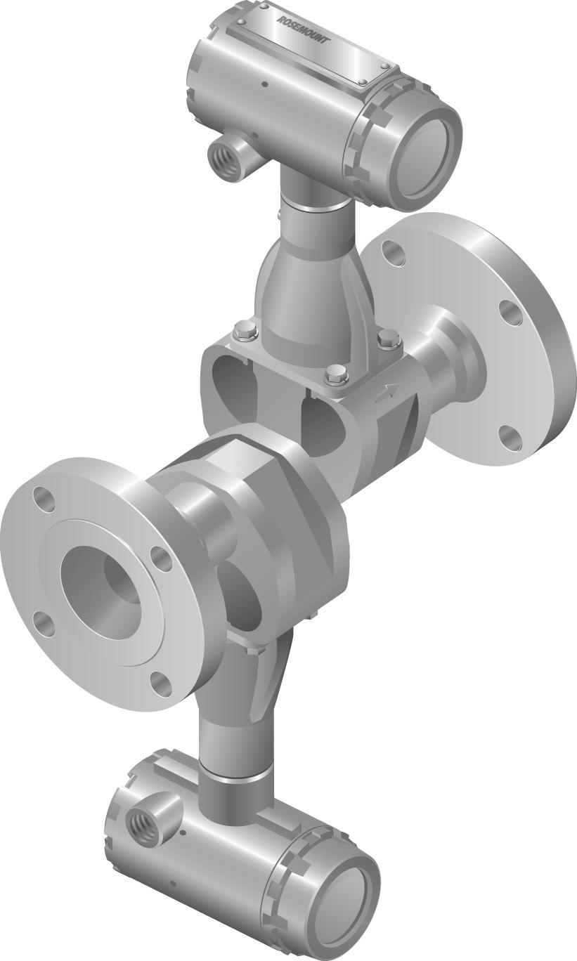 Product Data Sheet Rosemount 8800D THE ROSEMOUNT 8800DR REDUCER VORTEX EXTENDS THE MEASURABLE FLOW RANGE AT A REDUCED COST 8800_25BA Rosemount Reliability - Designed with same electronics, sensor,