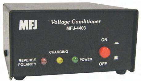 Transceiver Voltage Conditioner Model MFJ-4403 INSTRUCTION MANUAL CAUTION: Read All Instructions Before Operating Equipment MFJ ENTERPRISES,