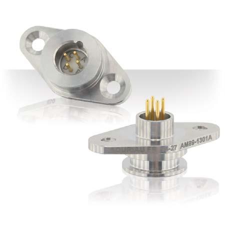 Hermetic Connectors Range Extension Standard glass to metal sealing technologies Hermetic Compact Connector Metallized AM89 Series Servo