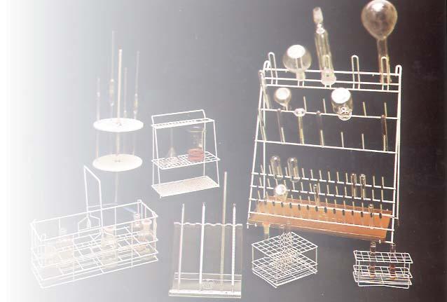 Racks, baskets and storage for tubes pipettes and flasks TUBE RACKS Schematic diagram indicating
