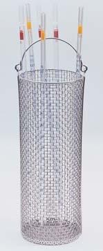 WIRE BASKETS Made of AISI 304 stainless steel sheet with electro-bright finish.