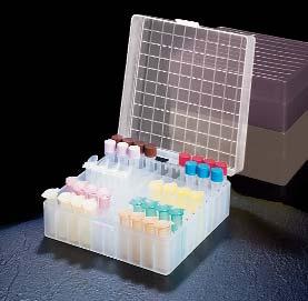 THREE LEVEL MICROTUBE RACK FOR 0.2-0.5 AND 1.5 ml Made from polypropylene and can be linked at either end to form longer racks. Numbered positions.