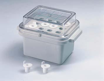 Chiller and cooler storage boxes COMMON FEATURES Specially designed for protecting and maintaining PCR* reagents, enzymes, bacteria, viruses and other biological samples cool or frozen during use.