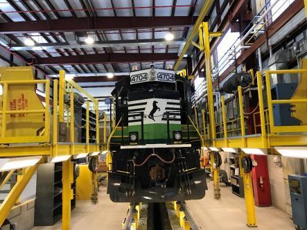 Maintainability Railroad specific Locomotive Shops Railroad Employees 24/7 Coverage Maintenance Knowledge Parts Inventory 184 Day Maintenance Cycles