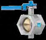 Wafer Style Butterfly Valve Features Teflon Coated Disc and Seat Pinless Disc T200 Series Butterfly