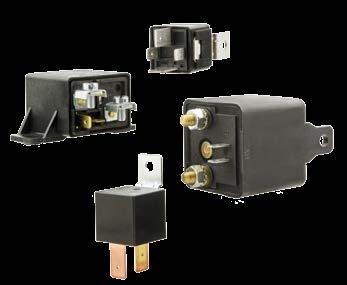 High current power relays. Models available up to 200A. High Current P141275HD P141270 PR12V200 Various mounting styles. Protective resistor on most models.