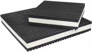 2 7/8 Foot & mat 2 450mm (18") 4 Sides B9103 114 114 4 1/2 4 1/2 4 Sides Vibromats Swan Necks A range of durable rubber mats that can lay directly on the rooftop to protect it from potential damage