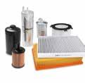 Filters Oil filters, air filters, cabin air filters, fuel filters and many more