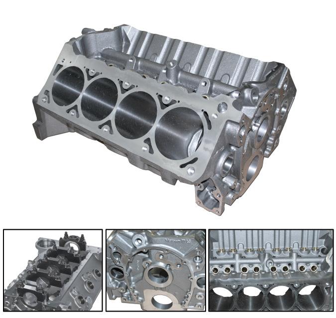 MOTOWN II LS LS/SBC Hybrid Block The Motown LS block allows the use of high flowing LS style cylinder heads with affordable SBC rotating assemblies and related components.