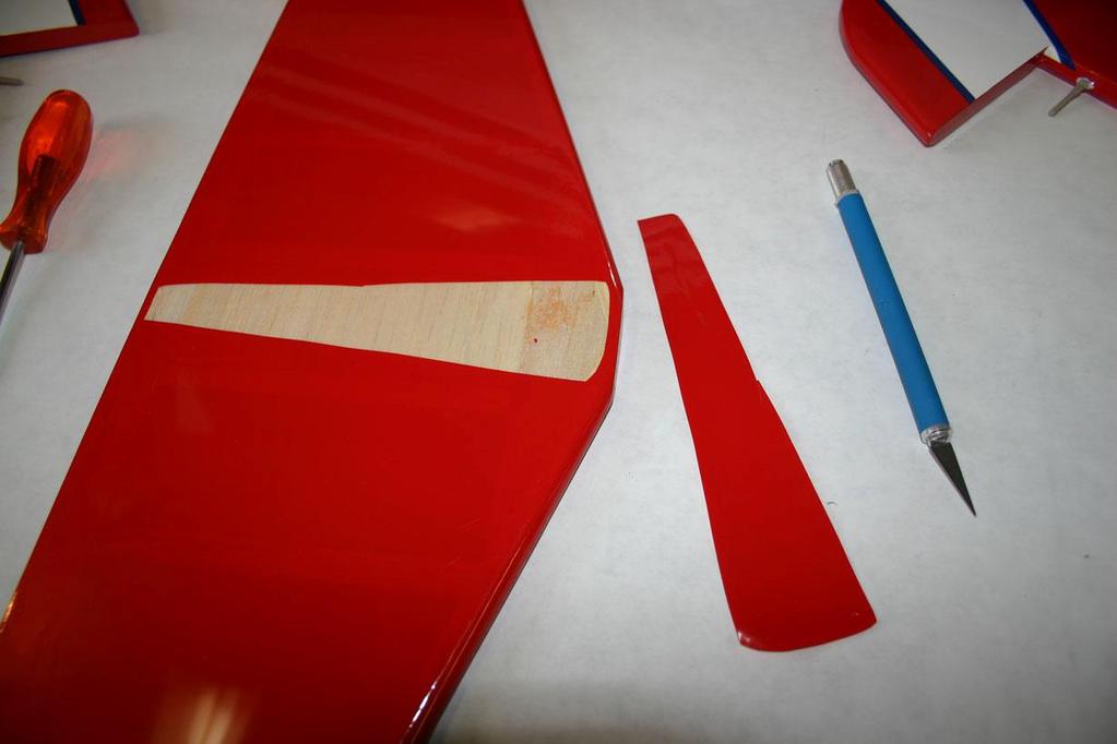 Remove the covering just inside these marks using a sharp
