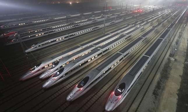 Beijing-Shanghai high-speed railway to 350 kph, cutting the