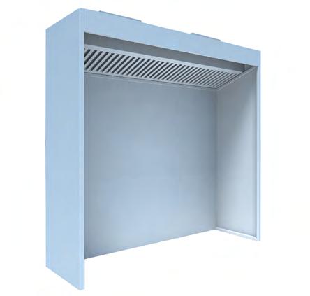 EH21: Extractor Hood 304 Stainless Steel Removable