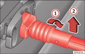 As a result, objects may be fired through the vehicle interior causing serious injury or death. Always use the attachment straps of the rail and attachment system.