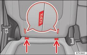 The essentials Removing the child seat The seat belt must not be unfastened until the vehicle has come to a standstill. Press the red button on the buckle. The latch plate is released from the buckle.