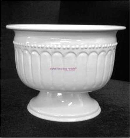 Mini Bowl White Urn