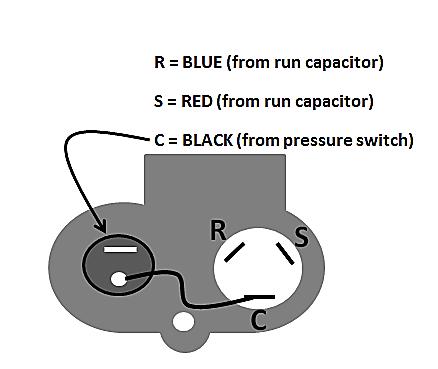 Compressor, A/C RF120, (3.