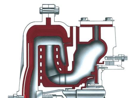 Rubber Lined Intake Chamber optional The draw bolt is provided to adjust for wear to maintain peak pump performance. The long cylinder has a large oil reservoir for superior bearing lubrication.