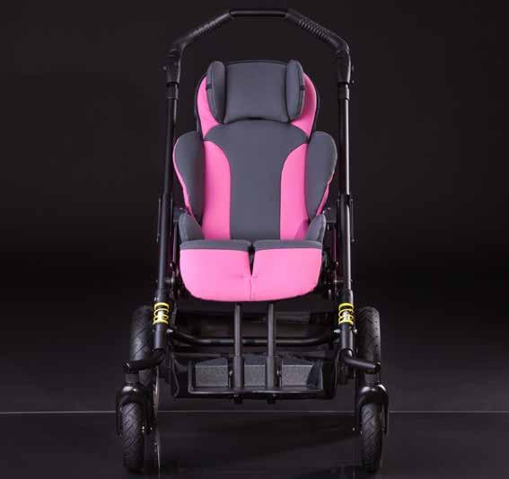 Innovative and modern rehab pushchair. Rehab pushchairs are an essential part in patient-centred care. With individual solutions and modern designs is setting standards since 2005. philosophy.
