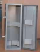 TA0 Mapp Gas Cabinet W x 6 H x 8 D Folding T handles don t stick out into aisles.