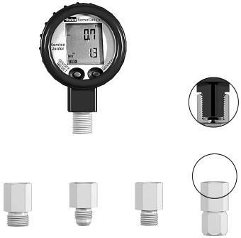 4300 atalog iagnostic, Orifice, leed dapters SPP iagnostic Gauge dapters Parker s SPP direct-connect pressure gauge adapters are available in the most common tube/hose connections ORS, 37 lare (JI)