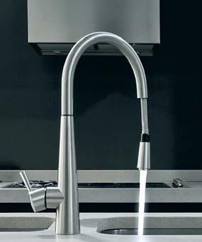 Just monobloc with white light Just The Just tap uses the latest in new design technology, incorporating LED lighting in