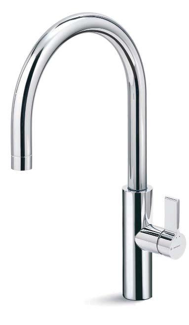 63930 Pura single lever sink mixer with swivel and adjustable spring. Double-jet flow.