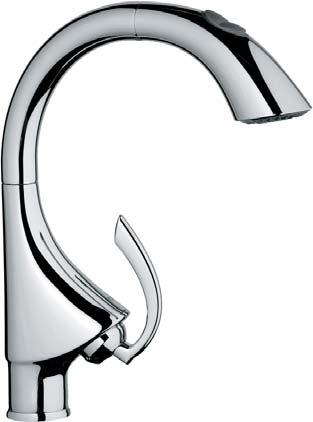 As with all German Grohe taps the construction of the K4 will tolerate