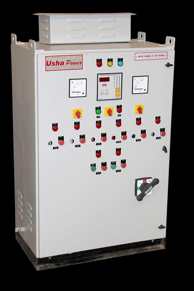 APFC Panels We have provided a smartest solution to switch ON and OFF the required KVAR for different type of loads PF controller is available in three different types of series for controlling