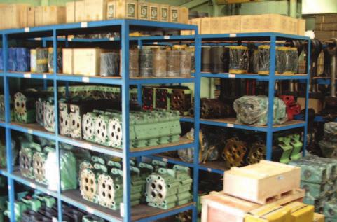 By keeping large stocks of components, we offer our